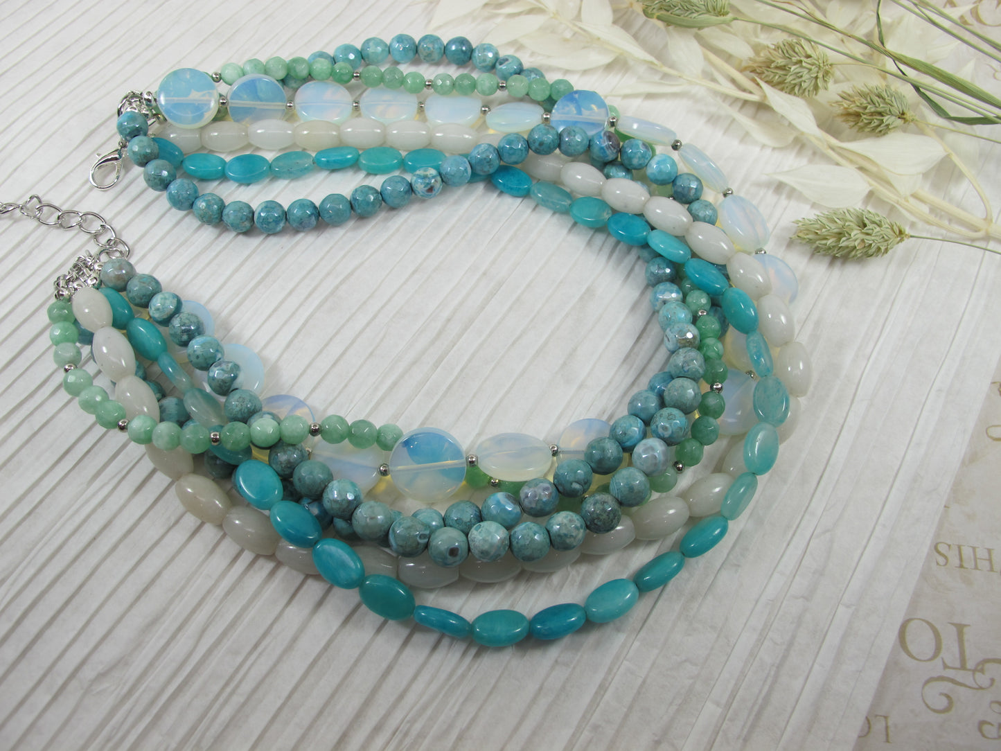 Chunky turquoise necklace, turquoise and baroque pearl necklace, statement turquoise necklace, baroque Pearl Necklace