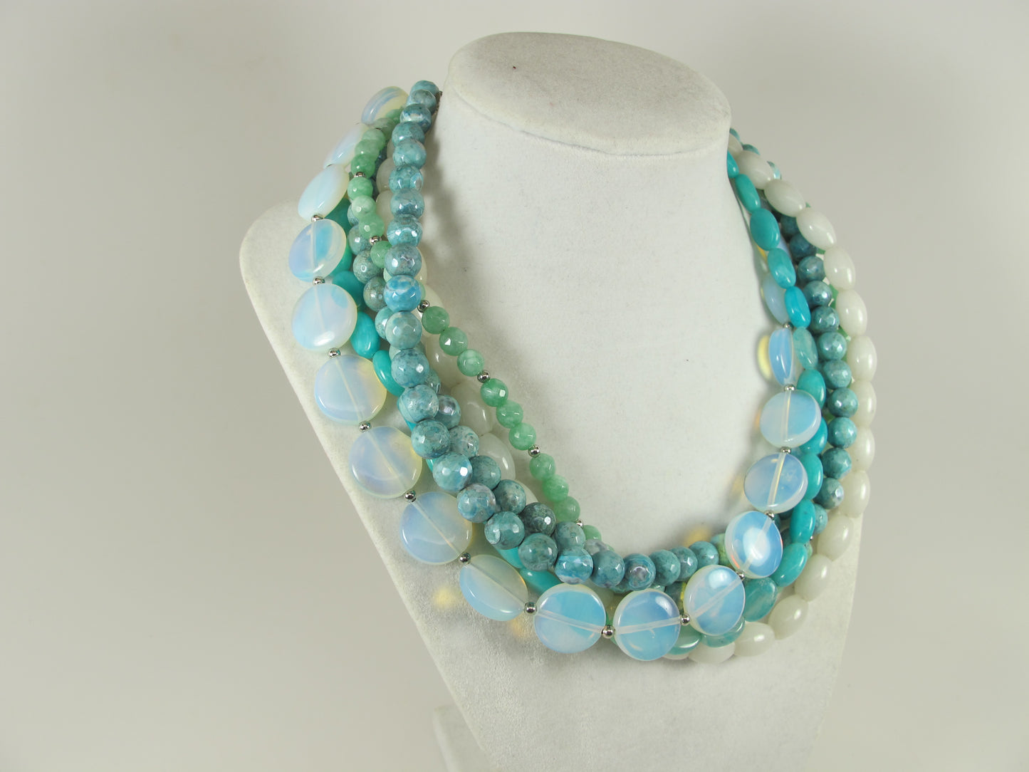 Chunky turquoise necklace, turquoise and baroque pearl necklace, statement turquoise necklace, baroque Pearl Necklace